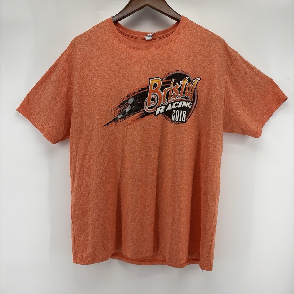 Bristol Tennessee‎ Racing 2018 Orange Performance T-Shirt Size XL